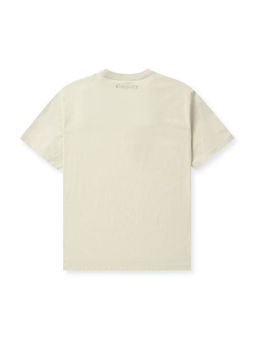 바시티 포켓 반팔티셔츠 (L/BEIGE)