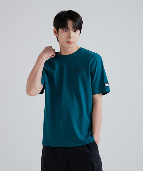 메인크루 아웃도어 비치 그래픽 티셔츠 (D/TURQUOISE)