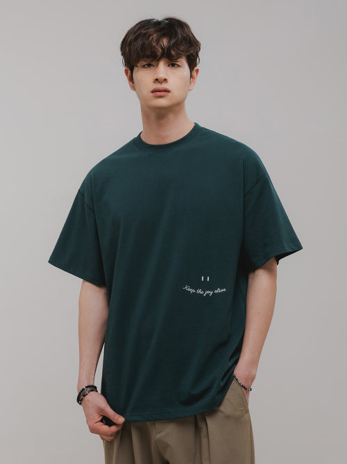 Smile 반팔티셔츠 BK3993_그린