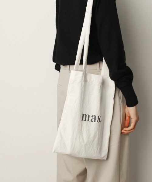 Shirring eco bag _ Ivory