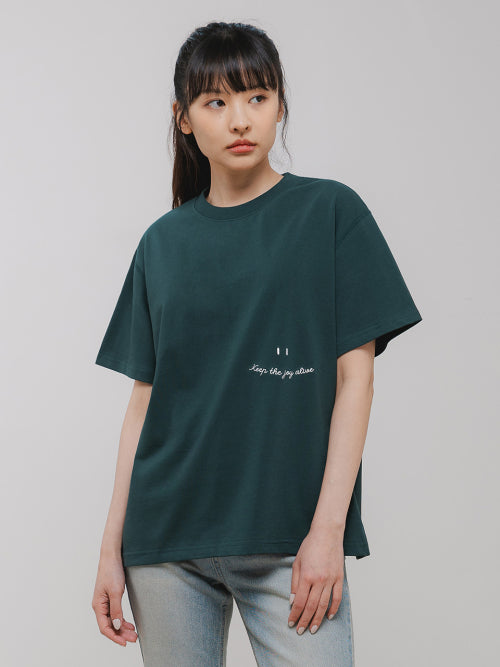 Smile 반팔티셔츠 BK3993_그린