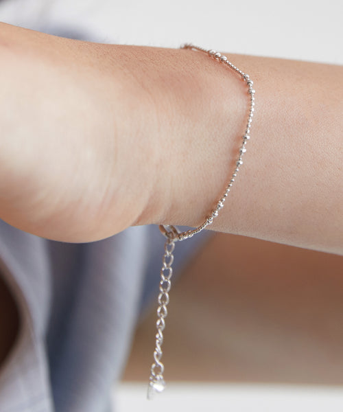 (Silver 925) Play Ball Chain Bracelet BR1806