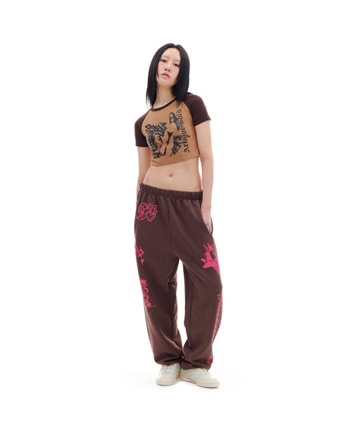[Archive Bold X Gotter Gallery] HIGHEST GIRL CROP T-SHIRTS (BROWN)