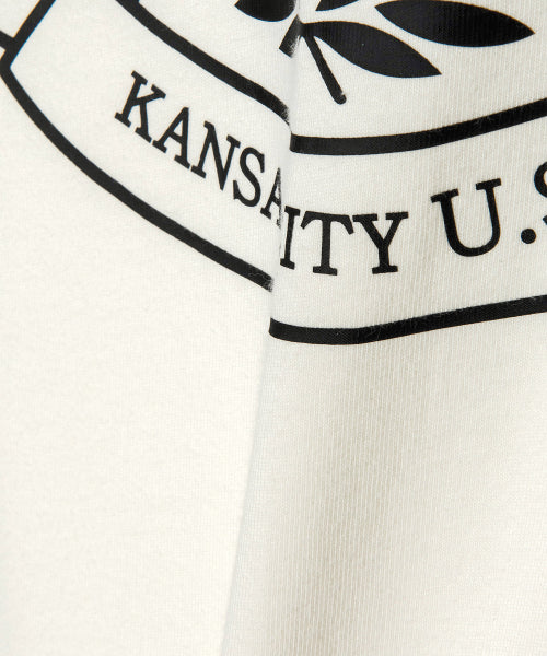 Women&#39;s Laurel Wreath Logo Crop T-Shirt Ivory